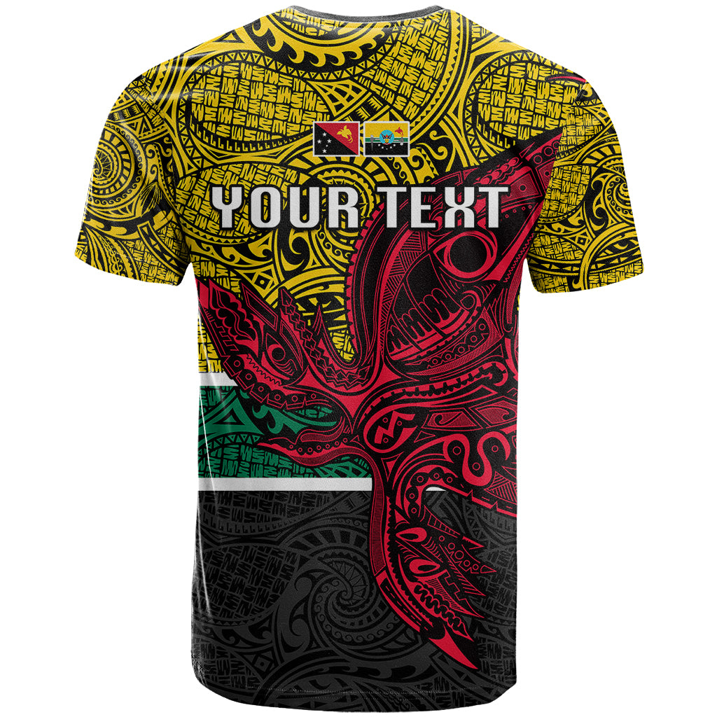 Personalised Papua New Guinea Hela Province T Shirt PNG Birds Of Paradise Polynesian Arty Style LT03 - Polynesian Pride