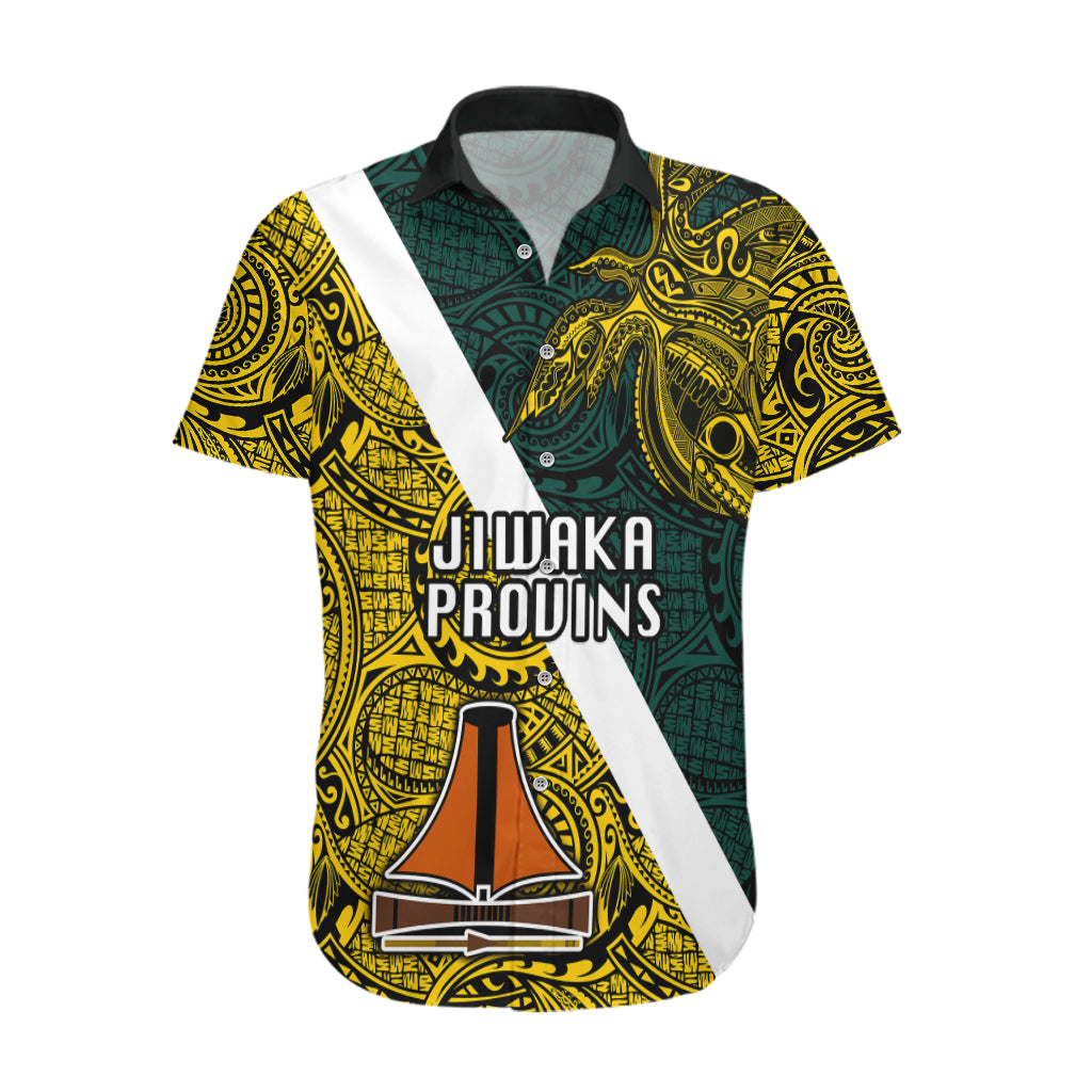 Papua New Guinea Jiwaka Province Hawaiian Shirt PNG Birds Of Paradise Polynesian Arty Style LT03 Yellow - Polynesian Pride