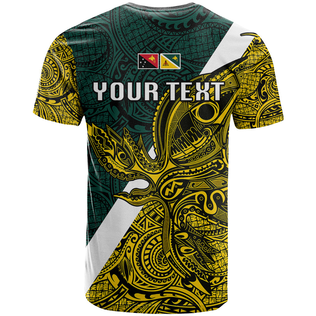 Personalised Papua New Guinea Jiwaka Province T Shirt PNG Birds Of Paradise Polynesian Arty Style LT03 - Polynesian Pride