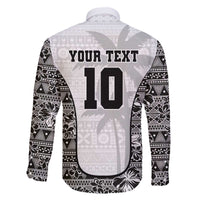 Custom Fiji Pacific Rugby 2024 Family Matching Puletasi and Hawaiian Shirt Tapa Tribal and Fijian Masi Pattern