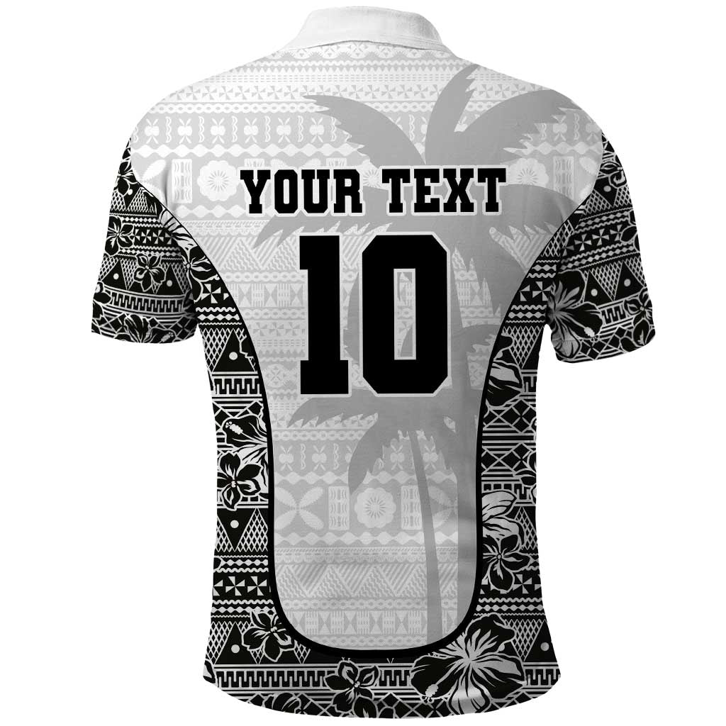 Custom Fiji Pacific Rugby 2024 Polo Shirt Tapa Tribal and Fijian Masi Pattern LT03 - Polynesian Pride