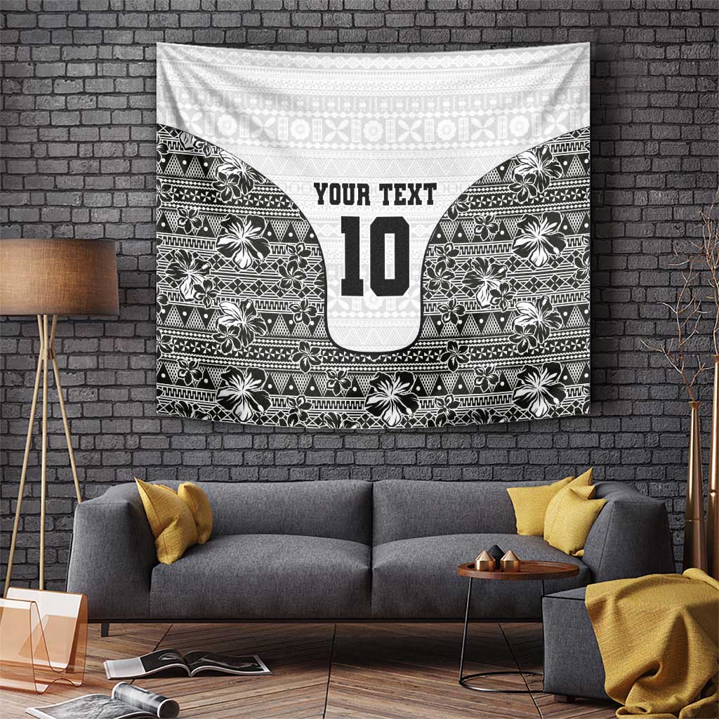 Custom Fiji Pacific Rugby 2024 Tapestry Tapa Tribal and Fijian Masi Pattern LT03 - Polynesian Pride