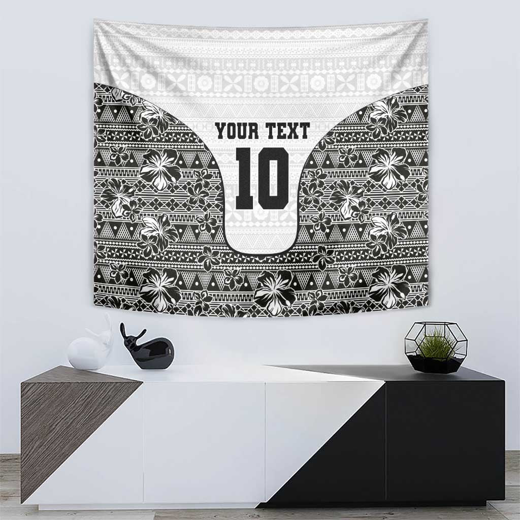 Custom Fiji Pacific Rugby 2024 Tapestry Tapa Tribal and Fijian Masi Pattern LT03 - Polynesian Pride