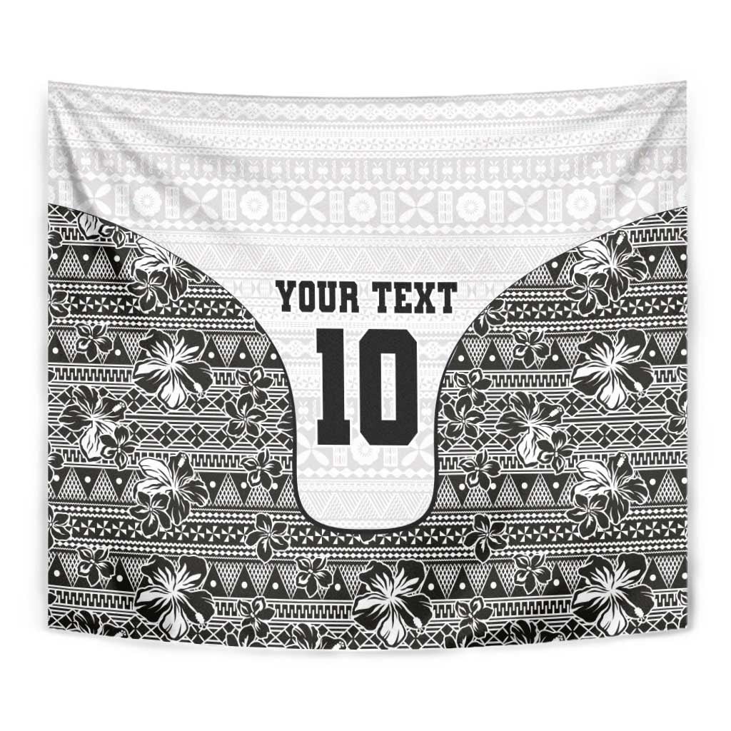 Custom Fiji Pacific Rugby 2024 Tapestry Tapa Tribal and Fijian Masi Pattern LT03 - Polynesian Pride