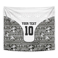 Custom Fiji Pacific Rugby 2024 Tapestry Tapa Tribal and Fijian Masi Pattern LT03 - Polynesian Pride