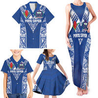 Custom Samoa Pacific Rugby 2024 Family Matching Tank Maxi Dress and Hawaiian Shirt Polynesian Pacific Tribal Pattern LT03 - Polynesian Pride