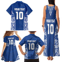Custom Samoa Pacific Rugby 2024 Family Matching Tank Maxi Dress and Hawaiian Shirt Polynesian Pacific Tribal Pattern LT03 - Polynesian Pride