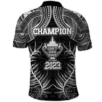 New Zealand Rugby Polo Shirt Aotearoa Champion Cup History with Silver Fern LT03 - Polynesian Pride