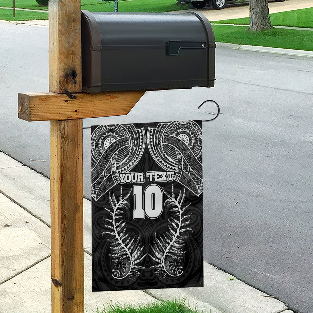 Custom New Zealand Rugby Garden Flag Aotearoa Champion Cup History with Silver Fern LT03 - Polynesian Pride