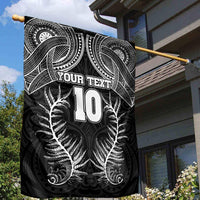 Custom New Zealand Rugby Garden Flag Aotearoa Champion Cup History with Silver Fern LT03 - Polynesian Pride
