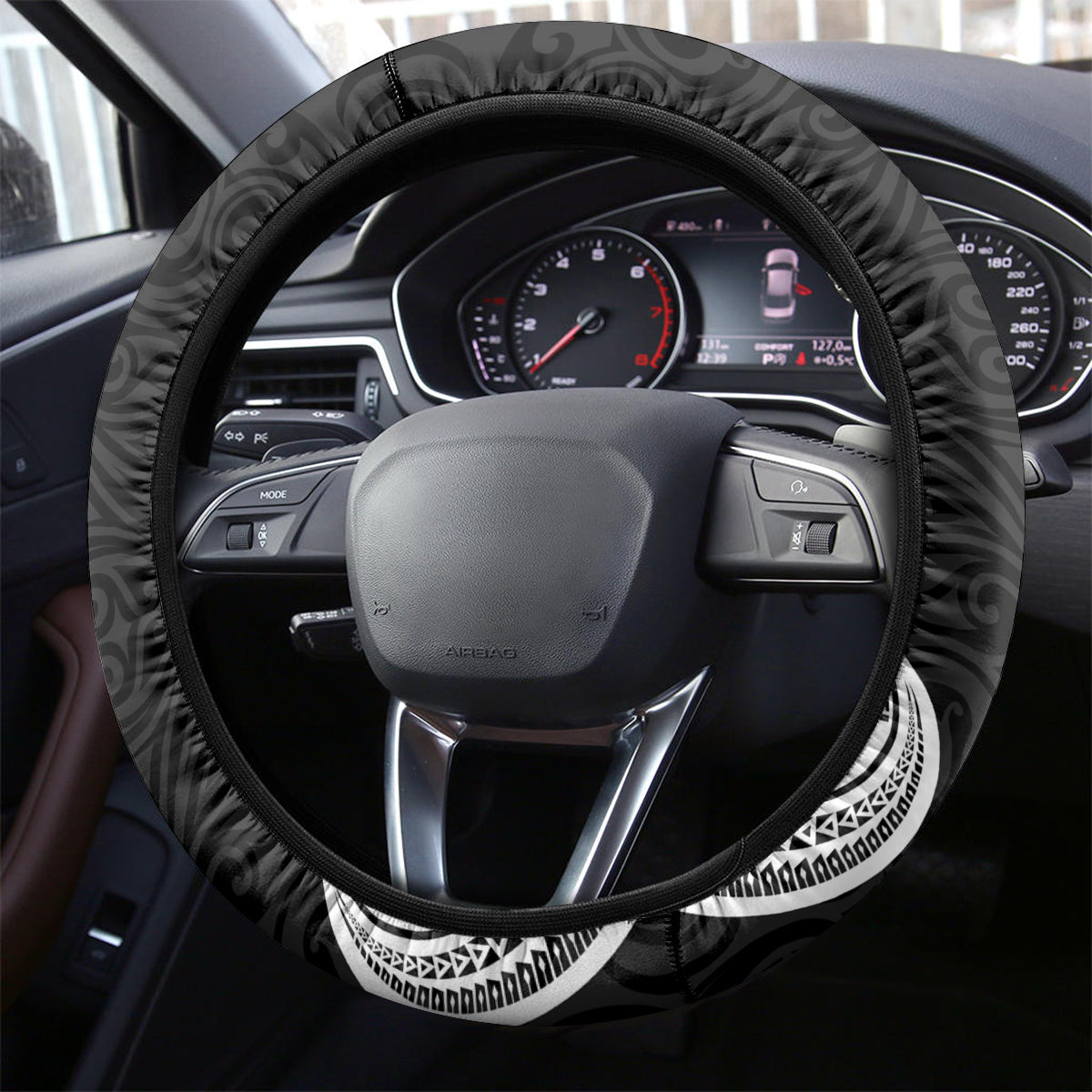 New Zealand Rugby Steering Wheel Cover Aotearoa Champion Cup History with Haka Dance