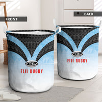 Fijian Rugby Laundry Basket Tapa Pattern Retro Sporty Style LT03 - Polynesian Pride