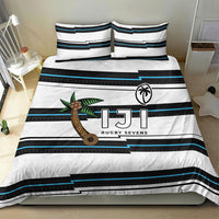 Fijian Rugby Sevens Bedding Set Masi Tapa Pattern Stripes Sporty Style LT03 - Polynesian Pride