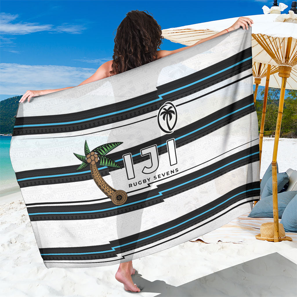 Fijian Rugby Sevens Sarong Masi Tapa Pattern Stripes Sporty Style