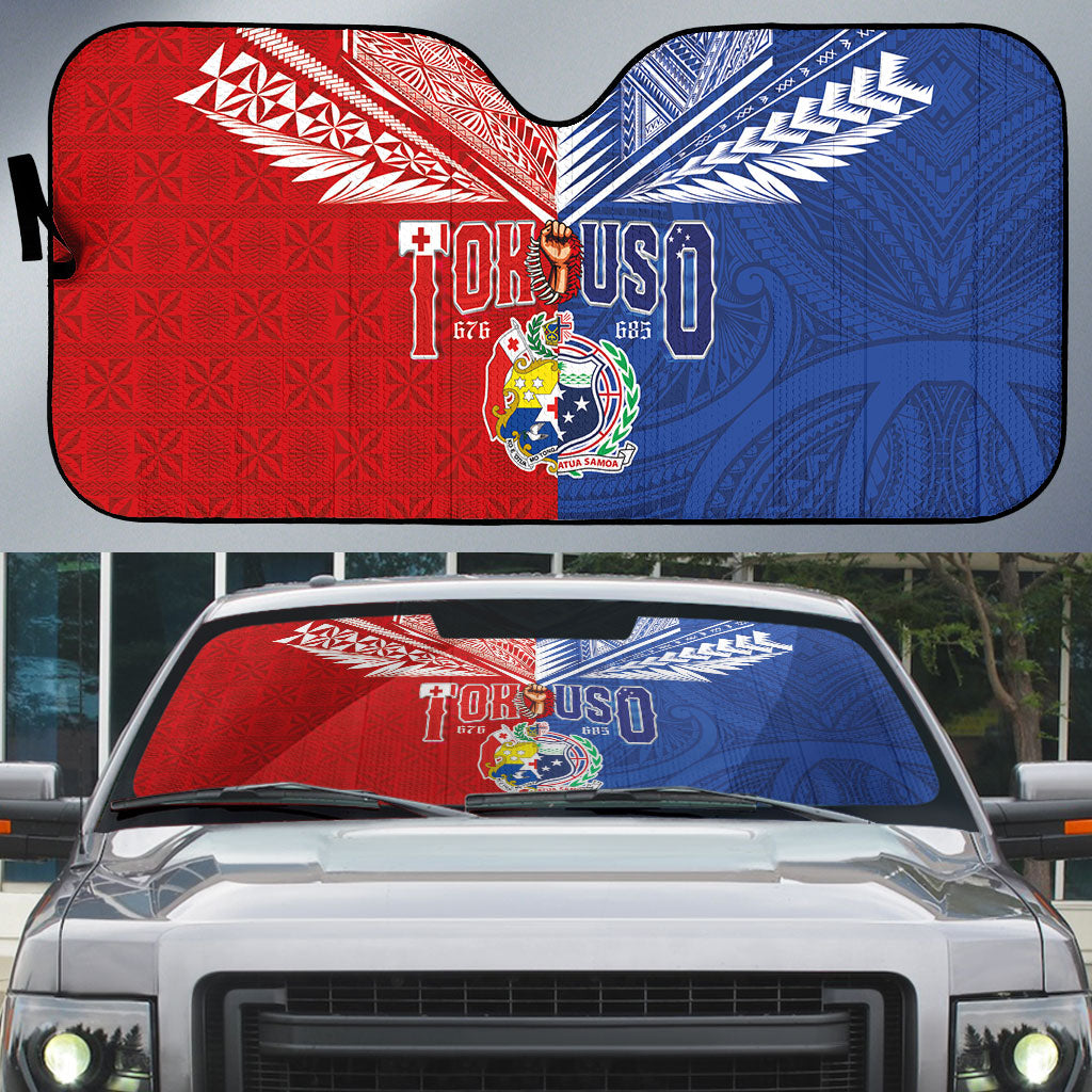 Tokouso Tonga Samoa Auto Sun Shade Proud of Brotherhood