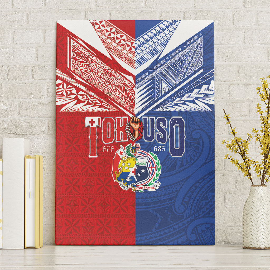 Tokouso Tonga Samoa Canvas Wall Art Proud of Brotherhood