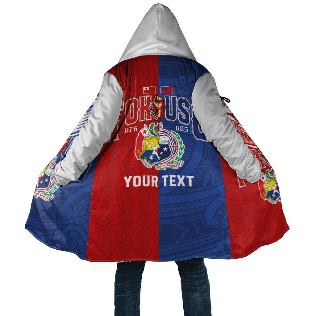 Personalised Tokouso Tonga Samoa Cloak Proud of Brotherhood