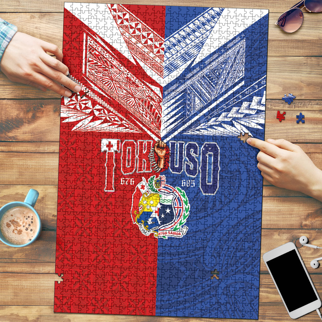 Tokouso Tonga Samoa Puzzle Proud of Brotherhood LT03 Multicolor - Polynesian Pride
