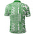 Hawaii Polo Shirt Aloha Tropical Plants Tribal Pattern Green Version LT03 - Polynesian Pride