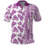Hawaii Polo Shirt Aloha Tropical Plants Tribal Pattern Pink Version LT03 Pink - Polynesian Pride