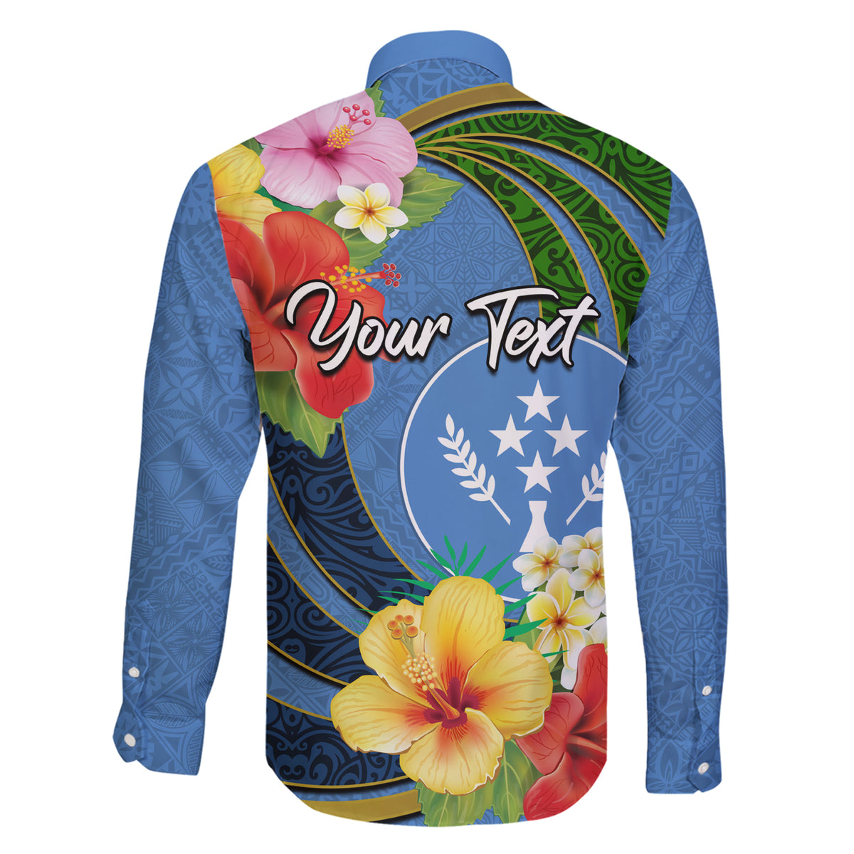 Kosrae Family Matching Short Sleeve Bodycon Dress and Hawaiian Shirt Hibiscus Mix Maori Tattoo Pattern LT03 - Polynesian Pride