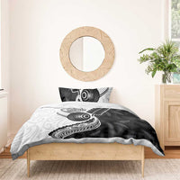 Personalised Aotearoa Lawn Bowls Bedding Set Maori and Silver Fern Half Style LT03 - Polynesian Pride