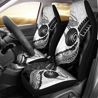 Personalised Aotearoa Lawn Bowls Car Seat Cover Maori and Silver Fern Half Style LT03 - Polynesian Pride