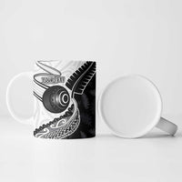 Personalised Aotearoa Lawn Bowls Ceramic Mug Maori and Silver Fern Half Style LT03 - Polynesian Pride