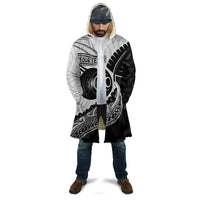 Personalised Aotearoa Lawn Bowls Cloak Maori and Silver Fern Half Style LT03 - Polynesian Pride