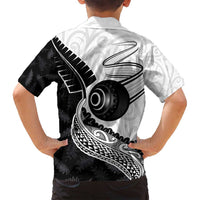 Personalised Aotearoa Lawn Bowls Family Matching Summer Maxi Dress and Hawaiian Shirt Maori and Silver Fern Half Style - Polynesian Pride