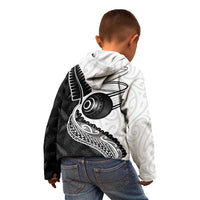 Personalised Aotearoa Lawn Bowls Kid Hoodie Maori and Silver Fern Half Style LT03 - Polynesian Pride