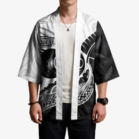 Personalised Aotearoa Lawn Bowls Kimono Maori and Silver Fern Half Style LT03 - Polynesian Pride