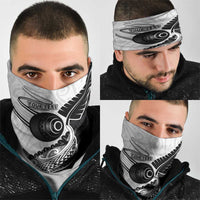 Personalised Aotearoa Lawn Bowls Neck Gaiter Maori and Silver Fern Half Style LT03 - Polynesian Pride