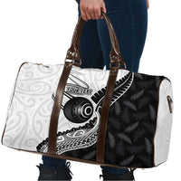 Personalised Aotearoa Lawn Bowls Travel Bag Maori and Silver Fern Half Style LT03 - Polynesian Pride