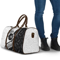 Personalised Aotearoa Lawn Bowls Travel Bag Maori and Silver Fern Half Style LT03 - Polynesian Pride