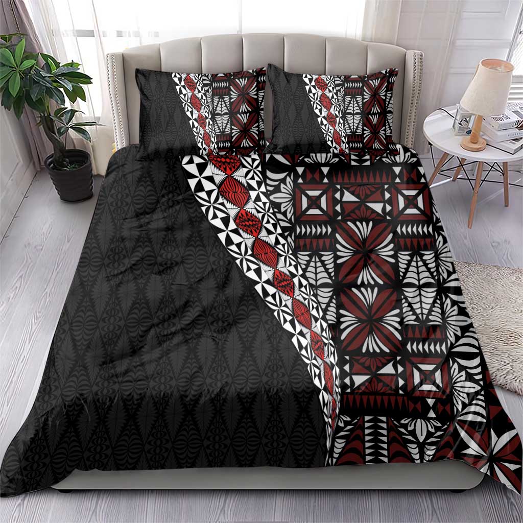 Tonga Ngatu Art Tattoo Polynesian Bedding Set