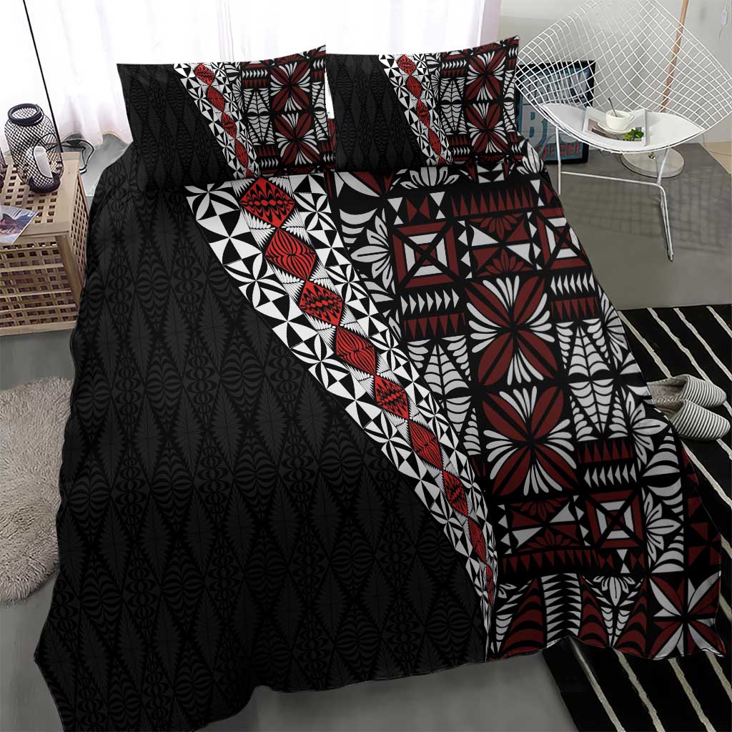 Tonga Ngatu Art Tattoo Polynesian Bedding Set
