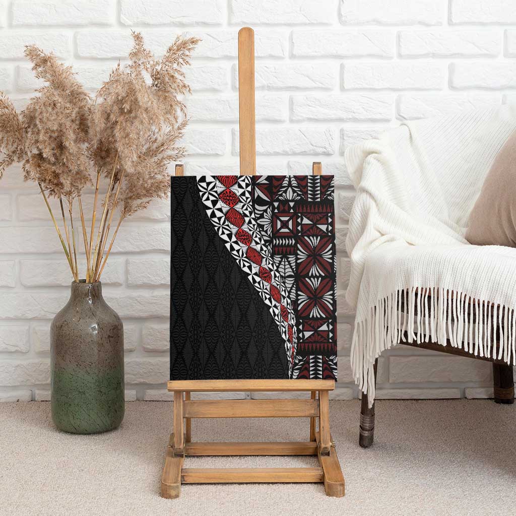Tonga Ngatu Art Tattoo Polynesian Canvas Wall Art