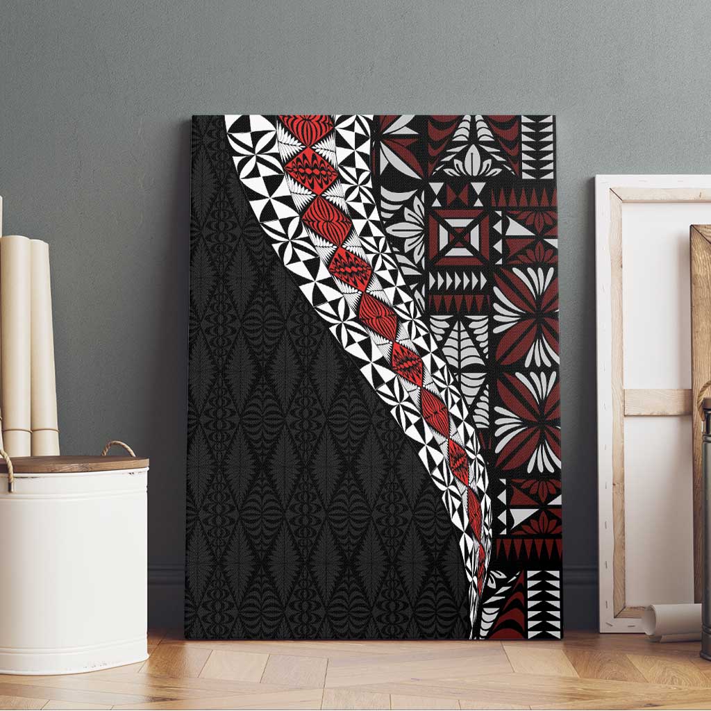 Tonga Ngatu Art Tattoo Polynesian Canvas Wall Art