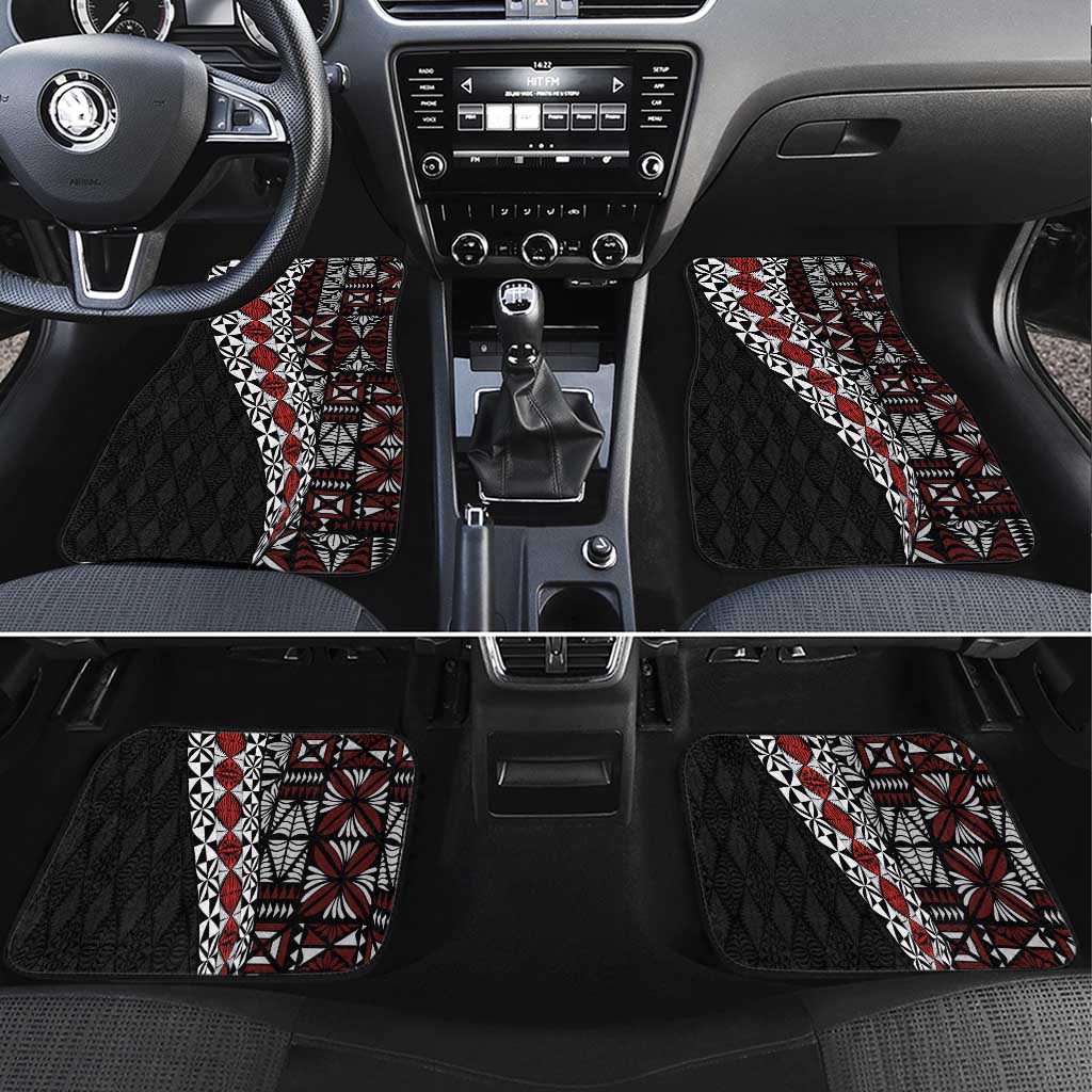 Tonga Ngatu Art Tattoo Polynesian Car Mats