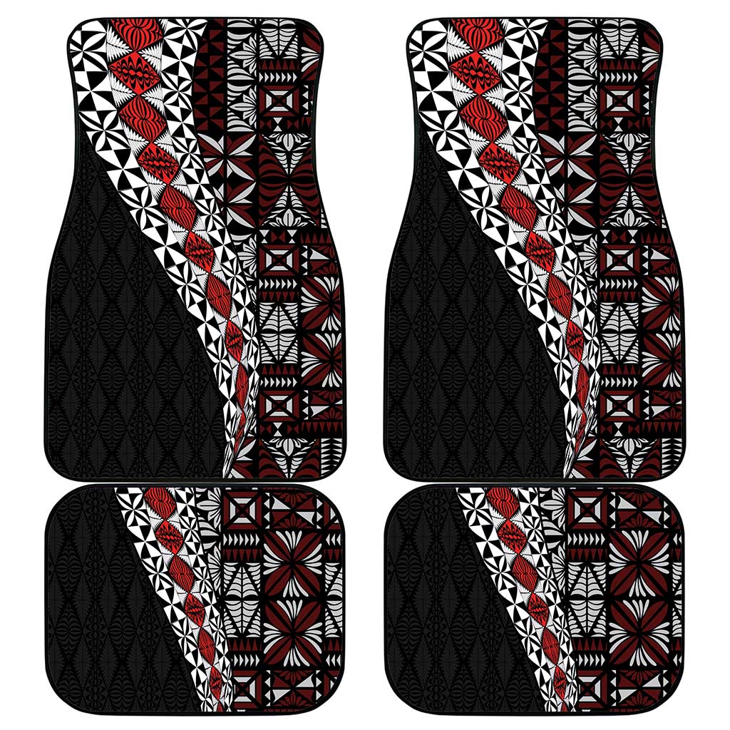 Tonga Ngatu Art Tattoo Polynesian Car Mats