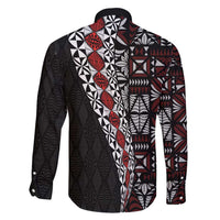 Tonga Ngatu Art Tattoo Polynesian Family Matching Tank Maxi Dress and Hawaiian Shirt