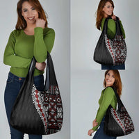 Tonga Ngatu Art Tattoo Polynesian Grocery Bag