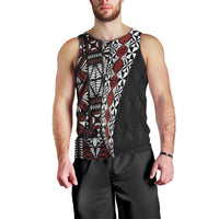 Tonga Ngatu Art Tattoo Polynesian Men Tank Top