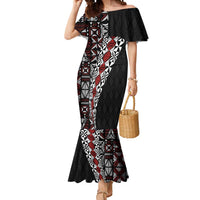 Tonga Ngatu Art Tattoo Polynesian Mermaid Dress