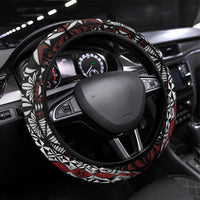 Tonga Ngatu Art Tattoo Polynesian Steering Wheel Cover