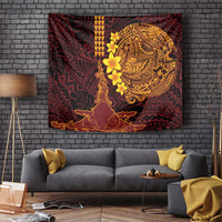 Hawaii Volcano Tapestry Polynesian and Kakau Pattern LT03 - Polynesian Pride