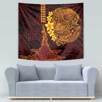 Hawaii Volcano Tapestry Polynesian and Kakau Pattern LT03 - Polynesian Pride