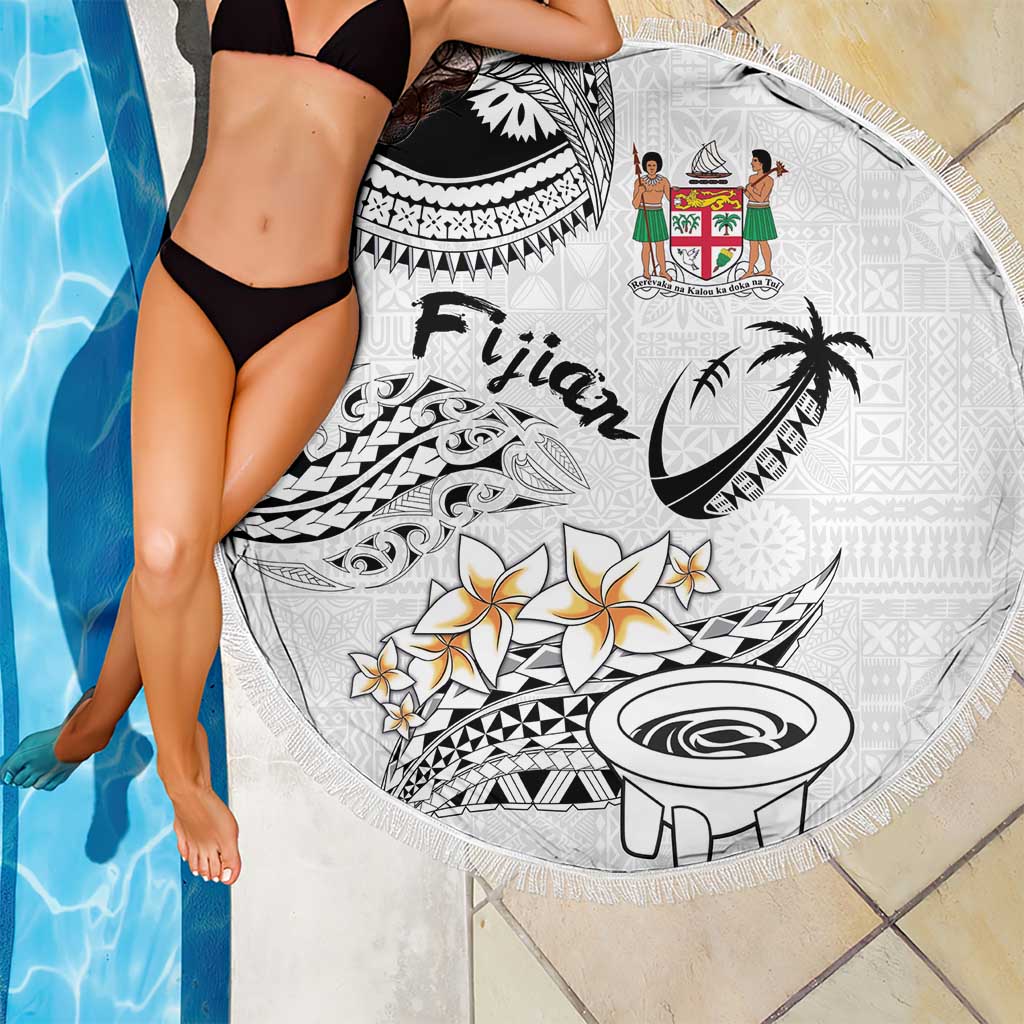 Fijian Traditional Culture Beach Blanket Tapa Tribal Tattoos - Polynesian Pride