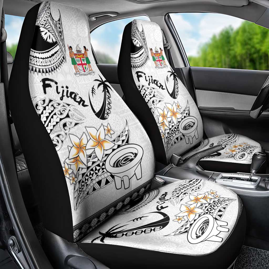 Fijian Traditional Culture Car Seat Cover Tapa Tribal Tattoos - Polynesian Pride